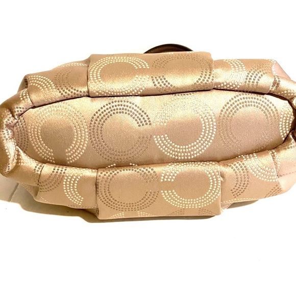 Coach vintage CC signature print nylon satchel handbag - Picture 3 of 11